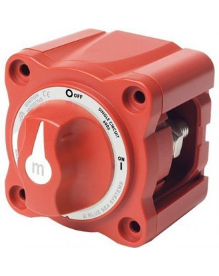 Blue Sea 6006 M-Series (Mini) Battery Switch Single Circuit On/Off Red